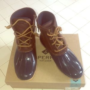 NWT Sperry Saltwater Duck Boots